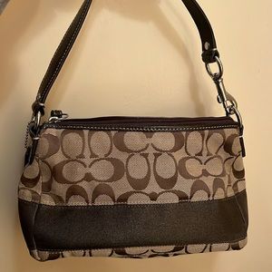 Coach Vintage Classic Brown Monogram mini purse